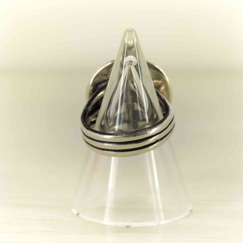 sterling silver ドームリング  レディース  8